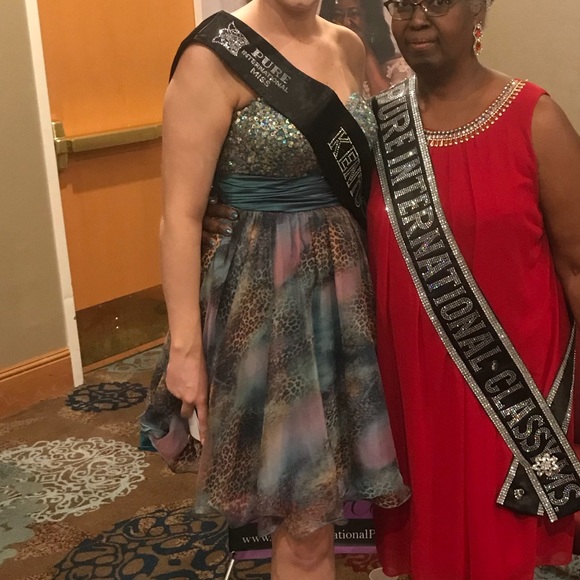 Cocktail animal print dress - Picture 3 of 7